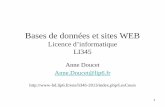 Bases de données et sites WEB Cours1 : Transactions en pratique