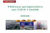Thèses proposés au CEA/DAM 2016