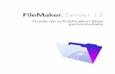Guide de la publication Web personnalisée FileMaker Server 15