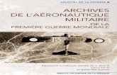 Archives de l'aéronautique militaire de la Première Guerre mondiale