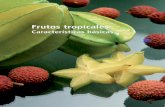 Frutas tropicales. Características básicas