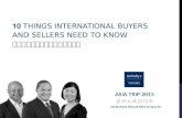 10 things international buyers should know