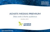 Adwebmaroc sites web premium Maroc