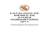 Catálogo de Bienes de Ayuda Humanitaria 2011
