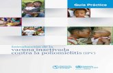 vacuna inactivada contra la poliomielitis(IPV)