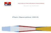 Plan Operativo EPN 2013
