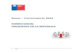 Bases – Convocatoria 2016 FONDO SOCIAL PRESIDENTE DE LA ...