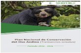 Plan Nacional de Conservación del Oso Andino (Tremarctos ...