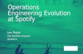 Эволюция службы эксплуатации «Spotify» / Лев Попов (Spotify)