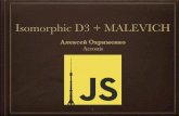"Изоморфный D3 + MALEVICH", Алексей Охрименко, MoscowJS 25