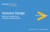 Inclusive design: la rivoluzione del design per far crescere il conversion rate (anche su Mobile)