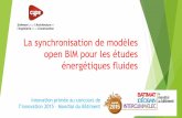 Jedis bim 03-03-16 Synchronisation de modèles OpenBIM pour les études énergétiques et fluides