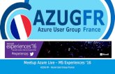 AZUG FR - Afterwork MS experiences oct 2016