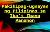 Pakikipag Ugnayan ng Pilipinas sa Iba't-Ibang Panahon