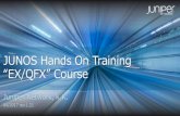 【EX/QFX】JUNOS ハンズオントレーニング資料　EX/QFX シリーズ サービス ゲートウェイ コース