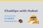 ChatOps with Hubot