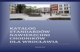 Katalog standardów nawierzchni chodników we Wrocławiu