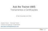 Ask the Trainer - Treinamentos e Certificações da AWS