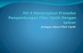 Prosedur Penyambungan Fiber Optik dengan Splicer