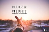 打造未來的自己 Better be Better