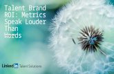 Talent Brand ROI Webcast: Metrics To Measure Talent Brand Success