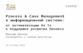 Process and Case Management together (SECR-2016)