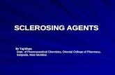 Sclerosing agents