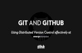 Using Git and GitHub Effectively at Emerge Interactive
