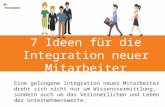 7 Ideen für die Integration neuer Mitarbeiter