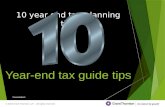 10 Year-end tax guide tips
