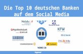 Die Top 10 deutschen Banken auf dem Social Media Prüfstand