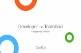 From a developer to a teamleader — an unexpected journey - Vitaly Sharovatov - Codemotion Milan 2016