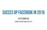 Succes op Facebook in 2016