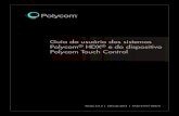 Guia do usuário dos sistemas Polycom HDX e do Polycom Touch ...