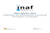 INAF BRASIL 2011 Indicador de Alfabetismo Funcional Principais ...