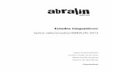 Estudos Linguísticos: textos selecionados ABRALIN/2013