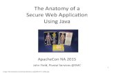 The Anatomy of a Secure Web Application Using Java EE, Spring ...