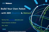 How to build your own robot with ibm bluemix&watson