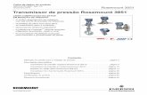 Transmissor de pressão Rosemount 3051 - Emerson Process