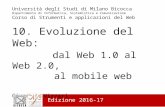 10 - Evoluzione del Web: dal Web 1.0, al Web 2.0, al mobile web - 16/17