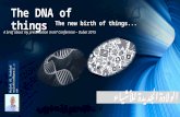 The DNA of things - Brief about my presentation in IoT conference