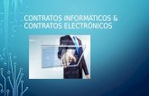Contratos informáticos & contratos electrónicos
