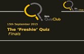 IITM Freshie Quiz - finals