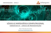 Lógica e Matemática Computacional - Exercícios 04