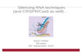Silencing RNA techniques