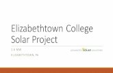 Elizabethtown College Solar 2.6MW