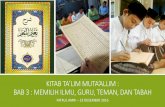 Ta'lim Muta'allim - Bab 3 - Memilih Ilmu, Guru, Teman, dan Tabah