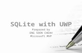 SQLite with UWP