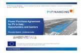 PV Financing - Italy
