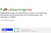 Föderale Bildungspolitik in Deutschland: Ansätze der Bundesländer zur Unterstützung digitaler Hochschulbildung (Slides Dr. Barbara Getto )